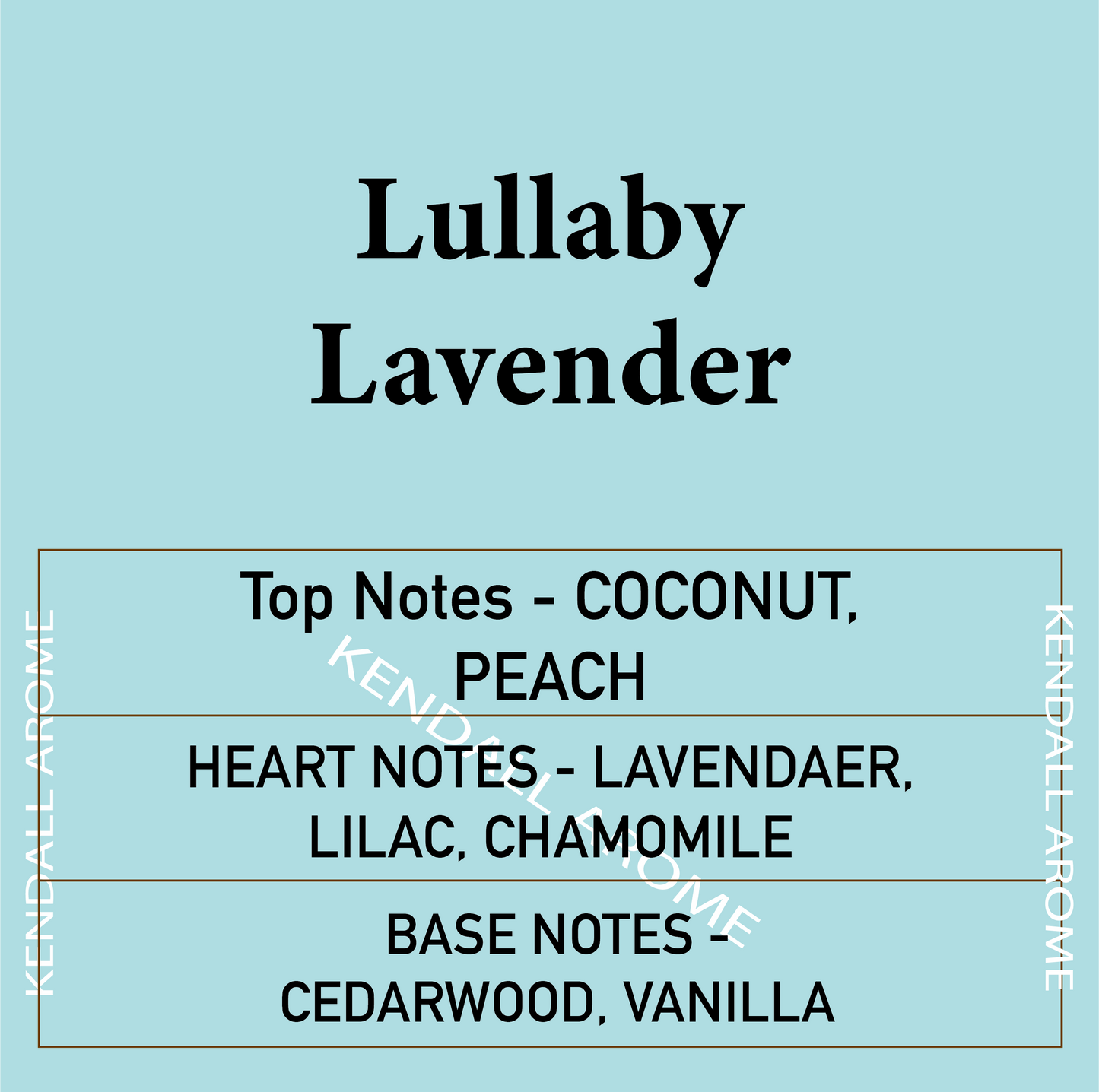Lullaby Lavender Fragrance Candle Container