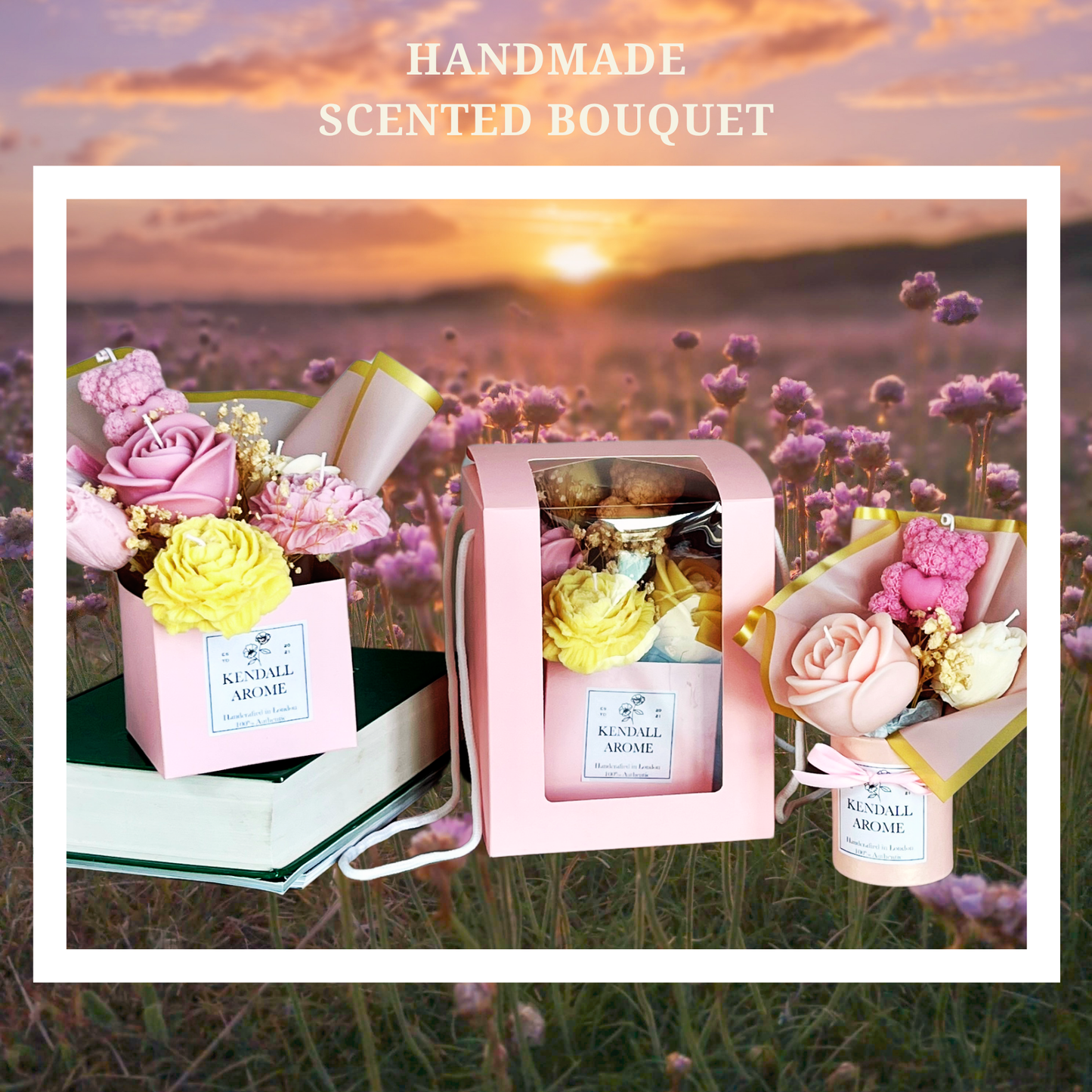 Scented Candle Bouquets - size L - no.1