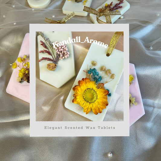 Elegant Scented Wax Tablets Diffuser - Green (1 set of Three)