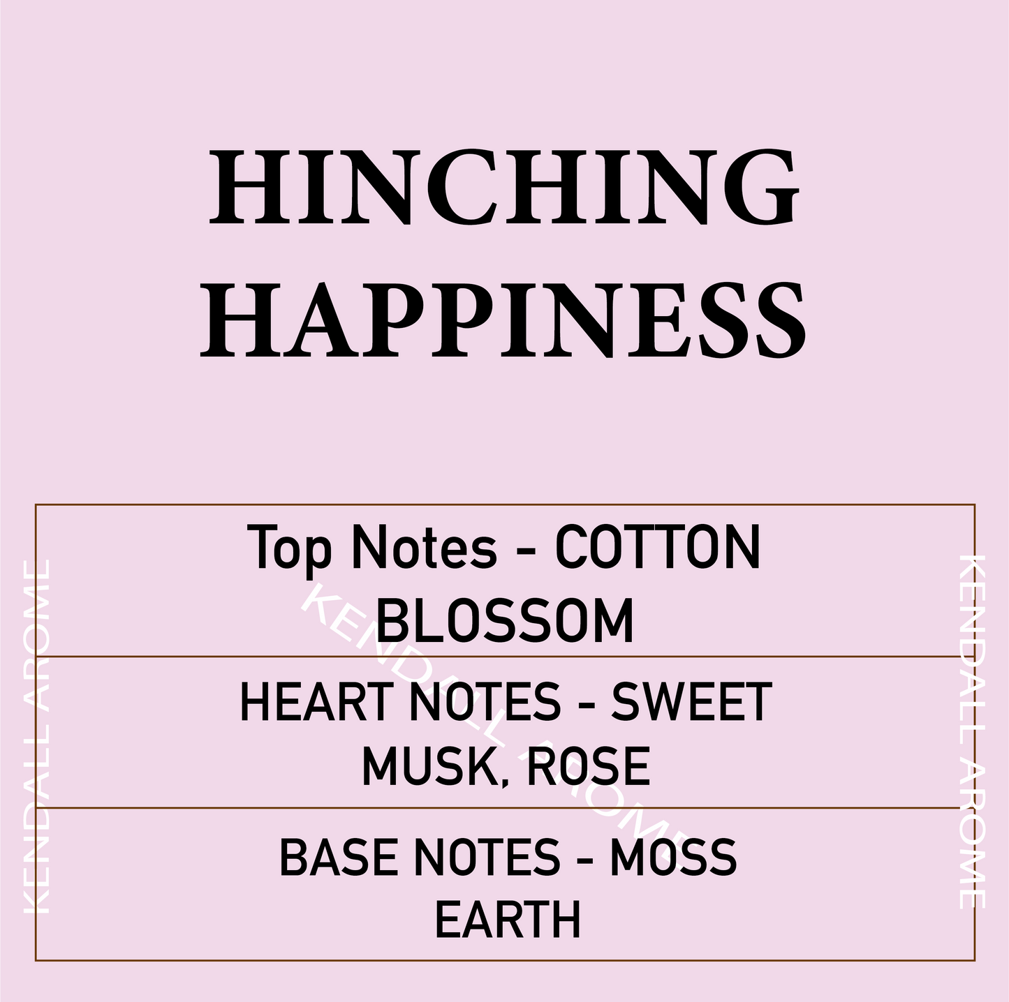 Hinching Happiness Fragrance Candle Container