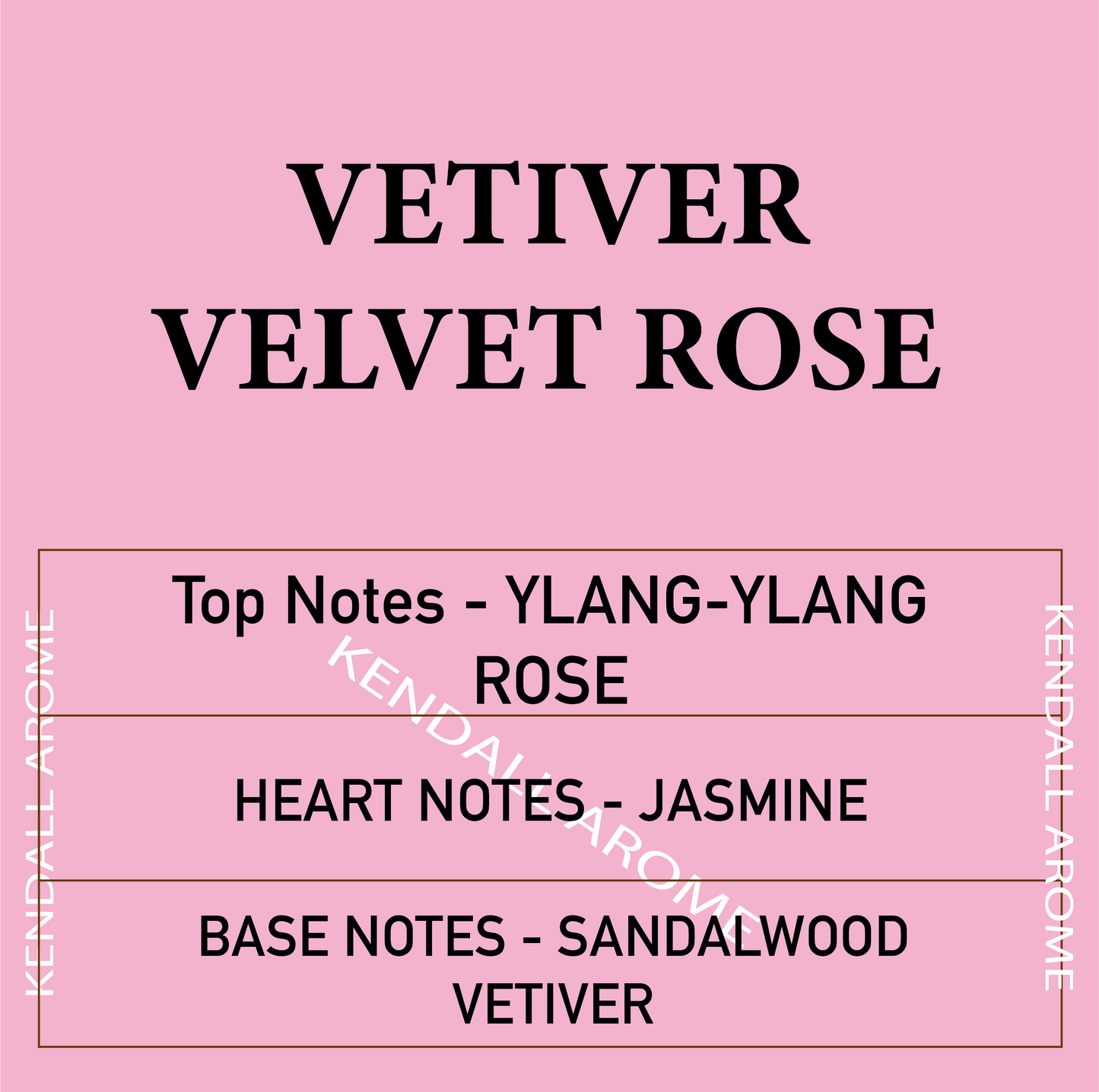 Vetiver Velvet Rose Fragrance Candle Container