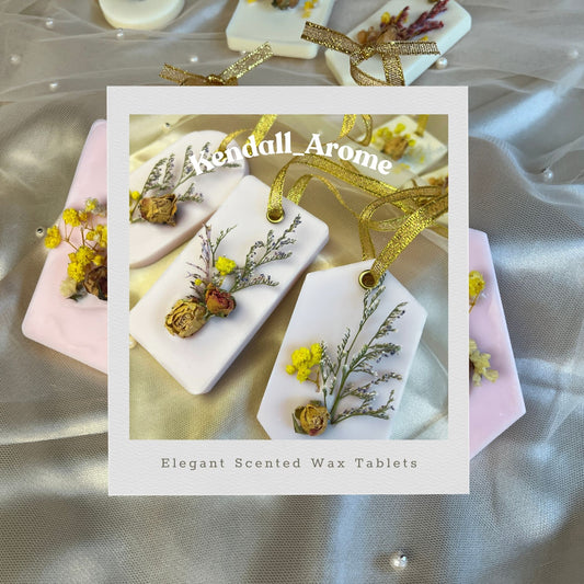 Elegant Scented Wax Tablets Diffuser - Purple (1 set of Three)