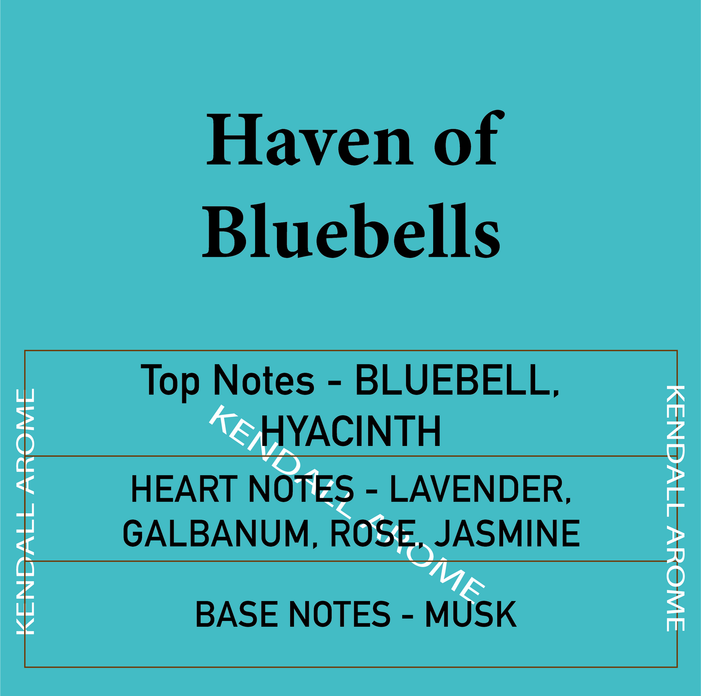 Haven of Bluebells Fragrance Candle Container