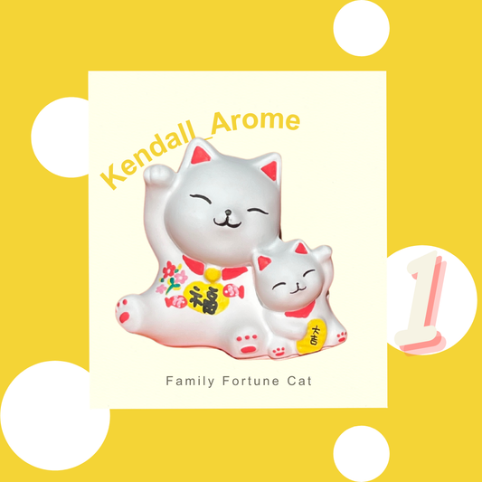 Family Fortune Cat - Double cats - all designs