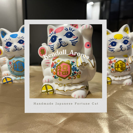 Large Fortune Cat Aroma Stone (half kilogram) - Pink