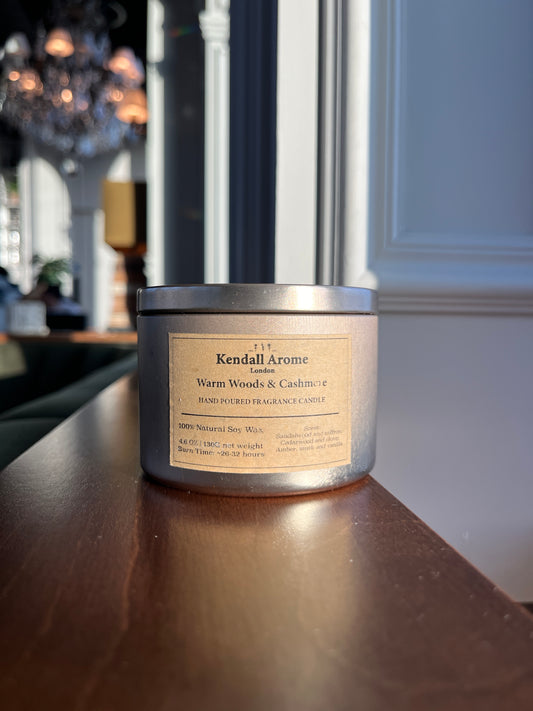 Warm Woods & Cashmere Fragrance Candle Container