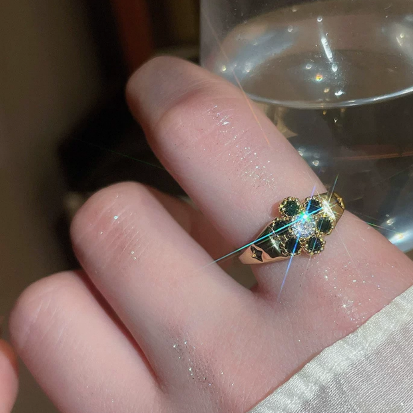 JR117 & JR120 Gold Plated Adjustable Rings