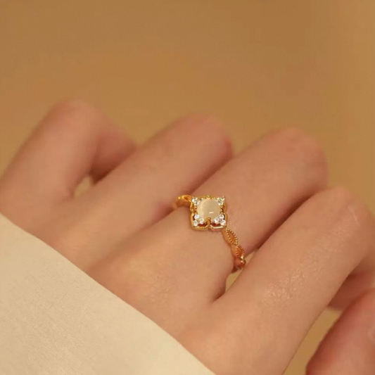 JR278 & JR279 Gold Plated 925 Silver Adjustable Ring