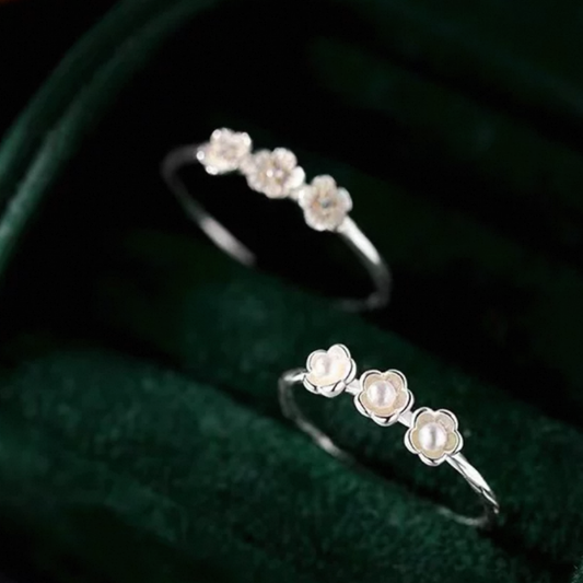 JR65 & JR127 - 925 Silver Adjustable Ring - 2 designs