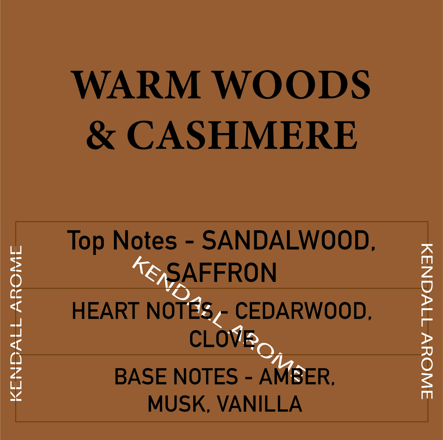 Warm Woods & Cashmere Fragrance Candle Container