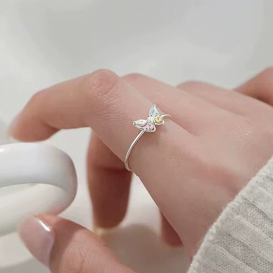 JR282- 925 Silver Adjustable Ring