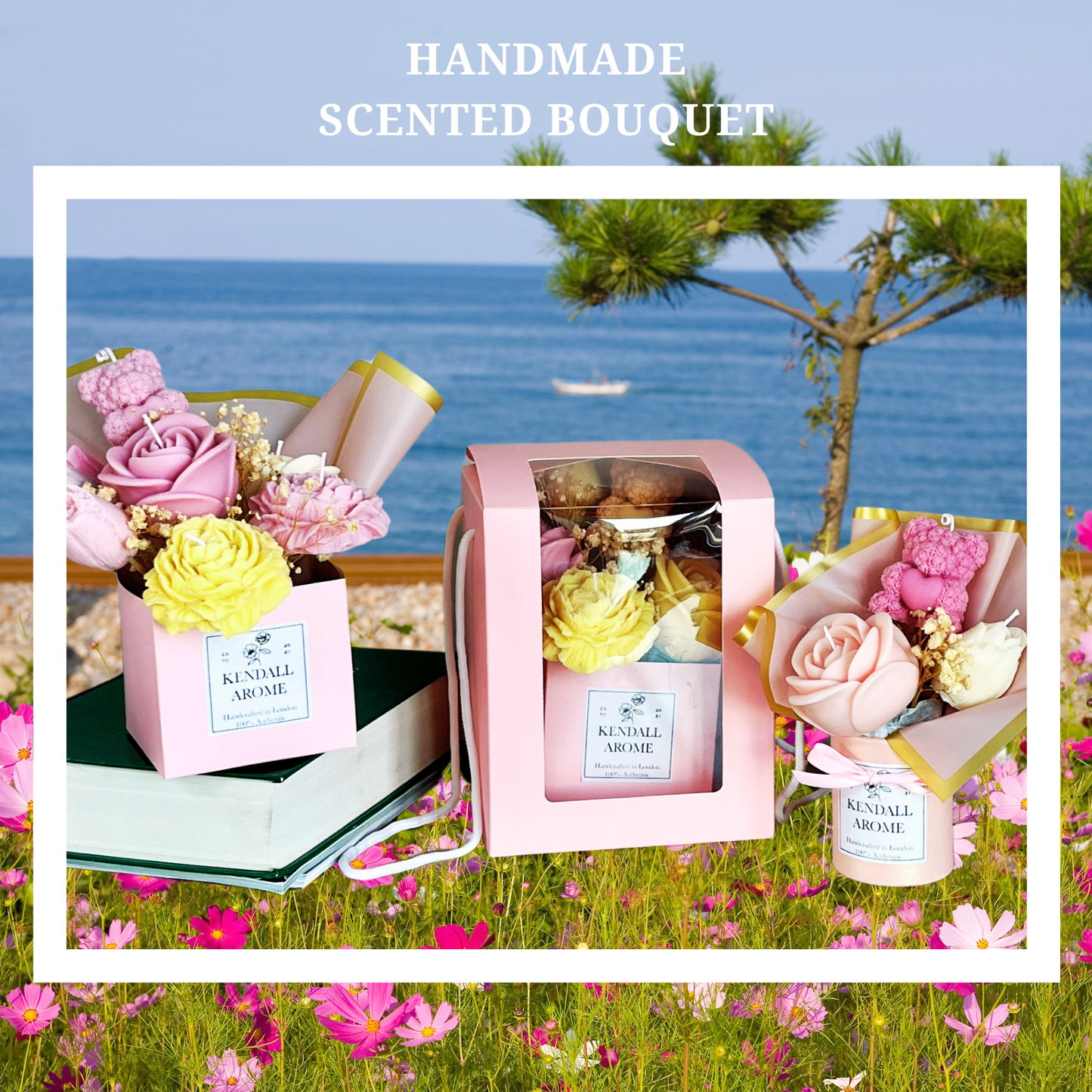 Scented Candle Bouquets - size L - no.2