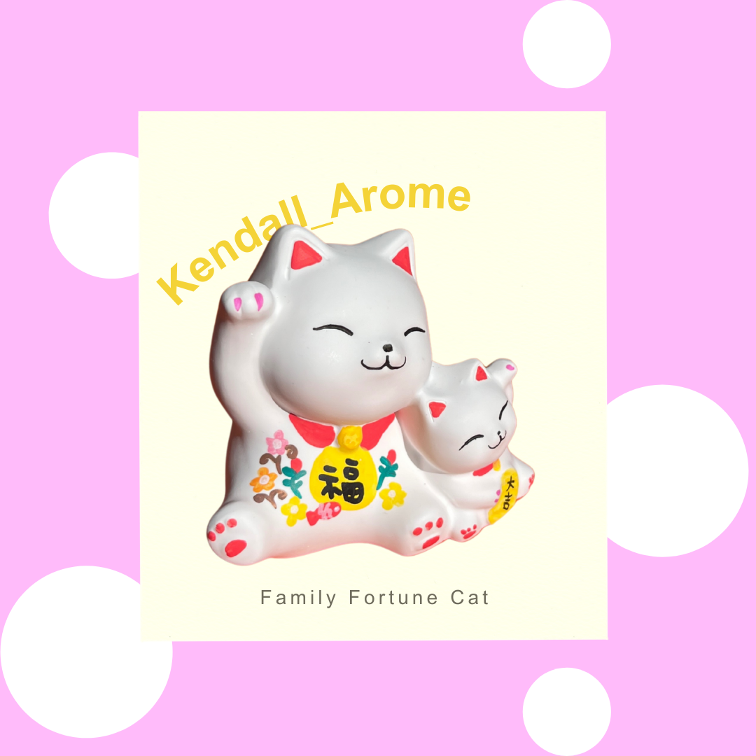 Family Fortune Cat - Double cats - no.4