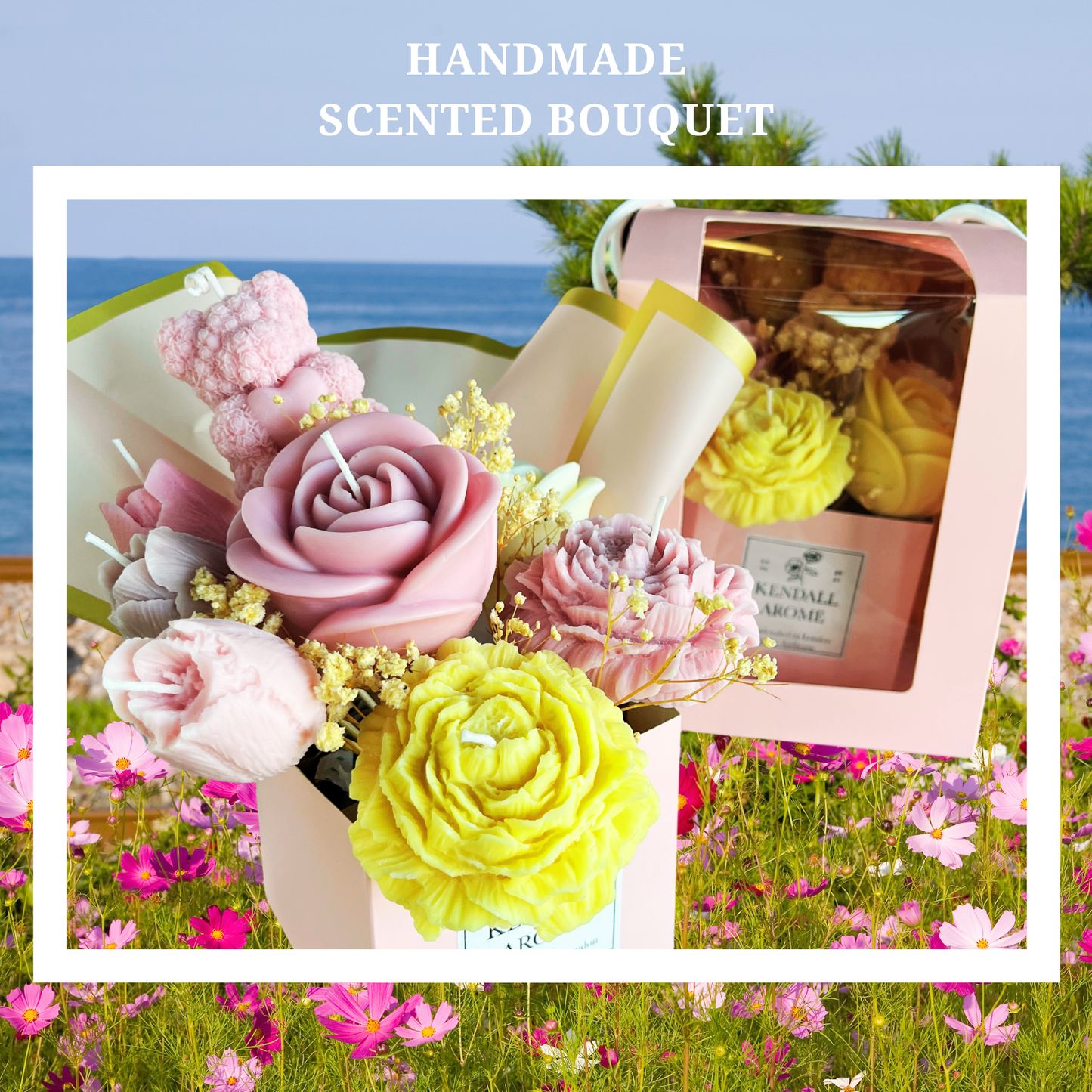 Scented Candle Bouquets - size L - no.2