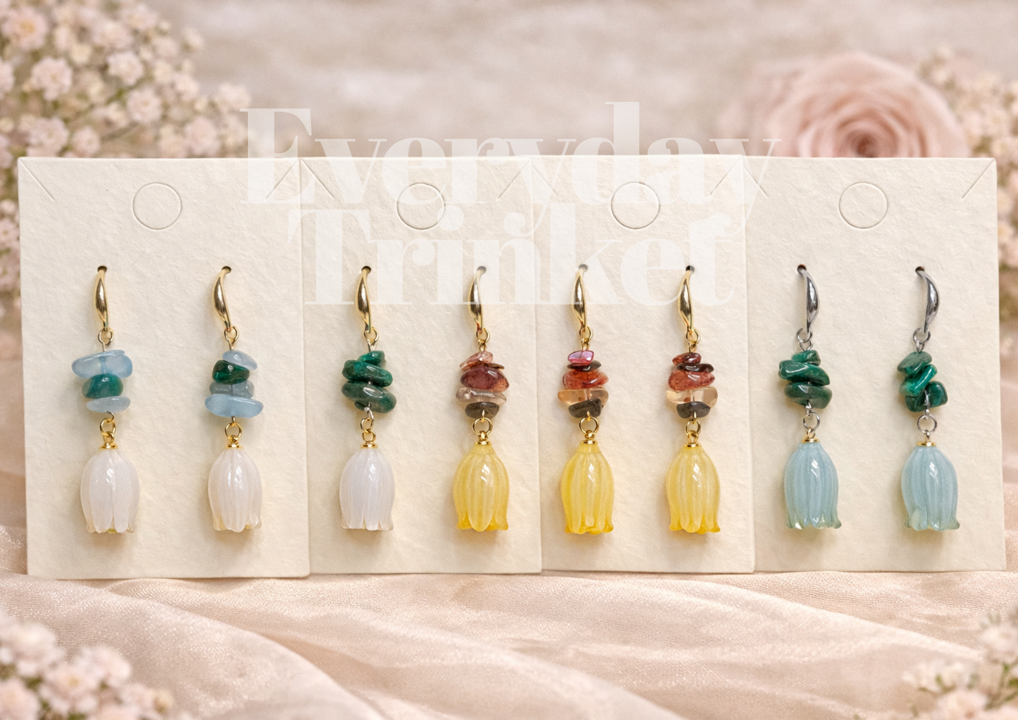 Bellflower Earrings by Everyday Trinket