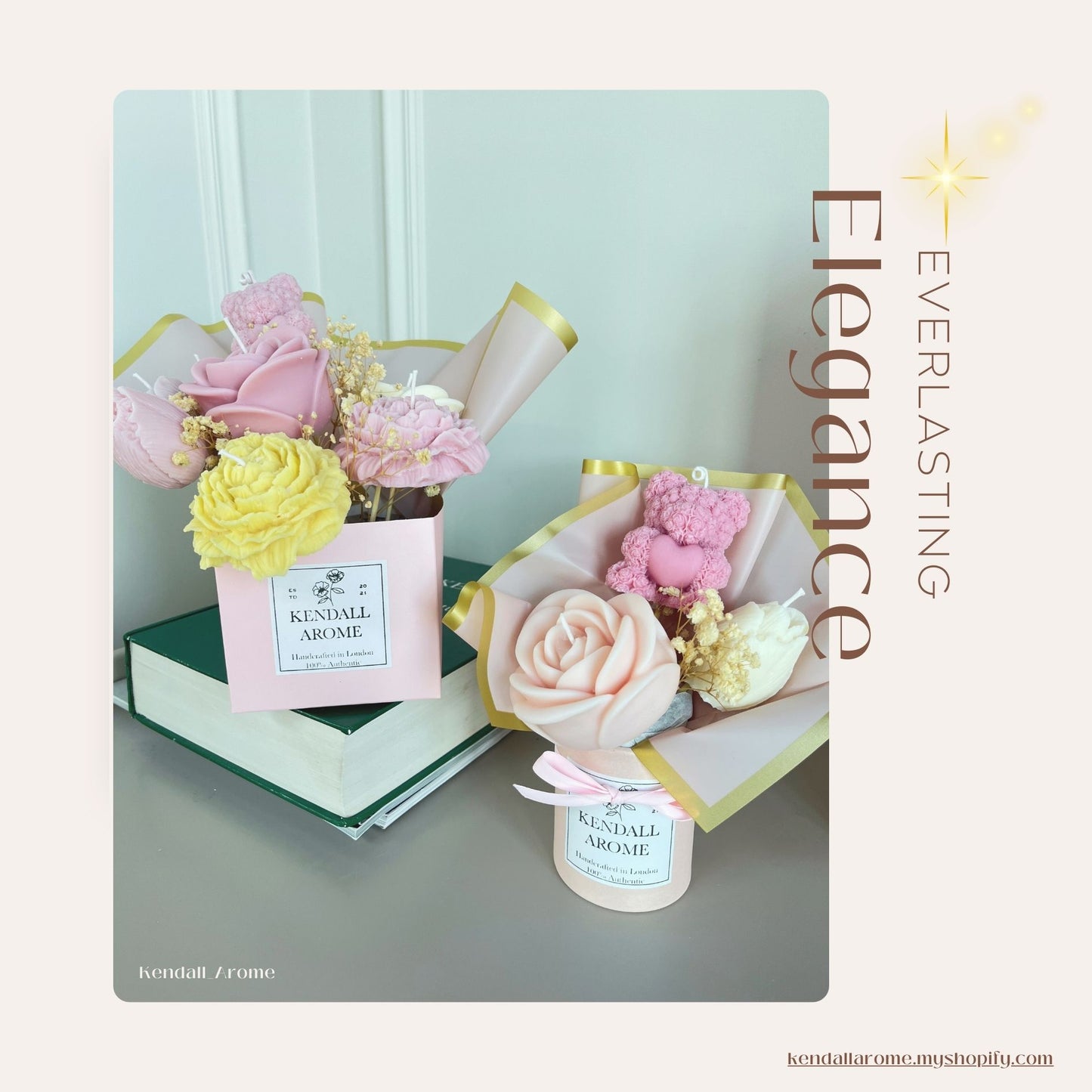Scented Candle Bouquets - size M - no.3