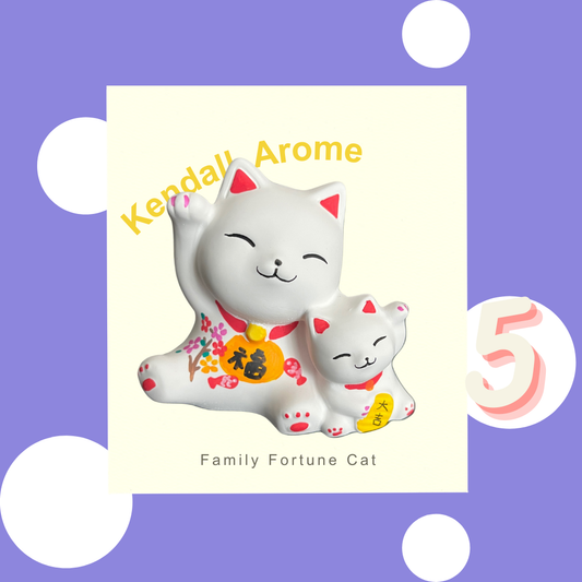 Family Fortune Cat - Double cats - no.5