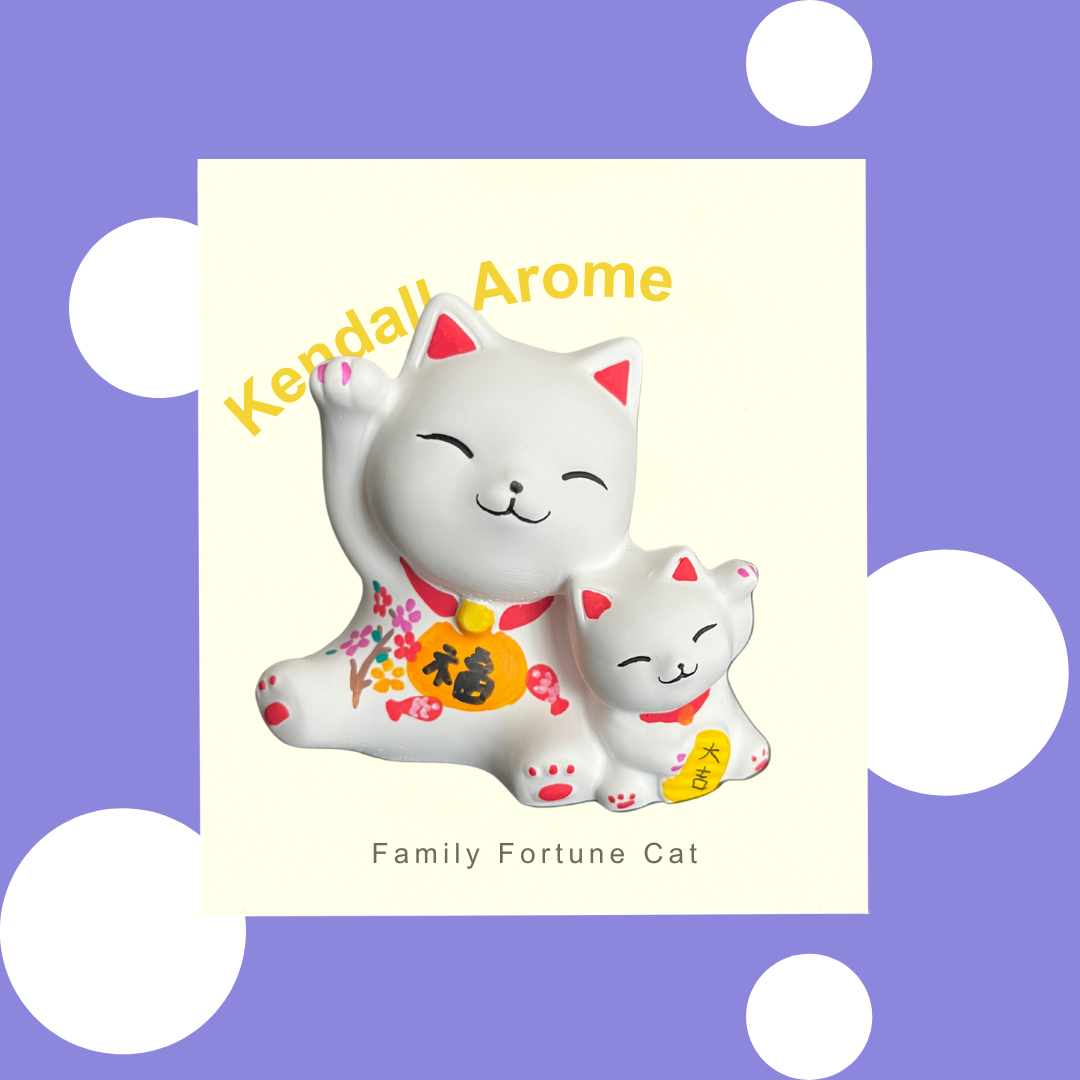Family Fortune Cat - Double cats - no.5