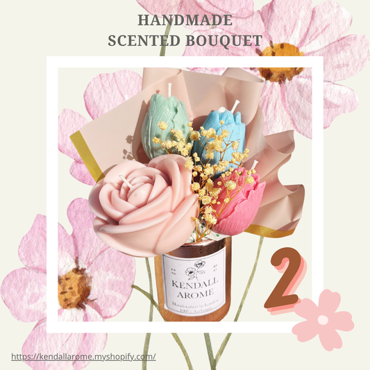 Scented Candle Bouquets - size M - no.2