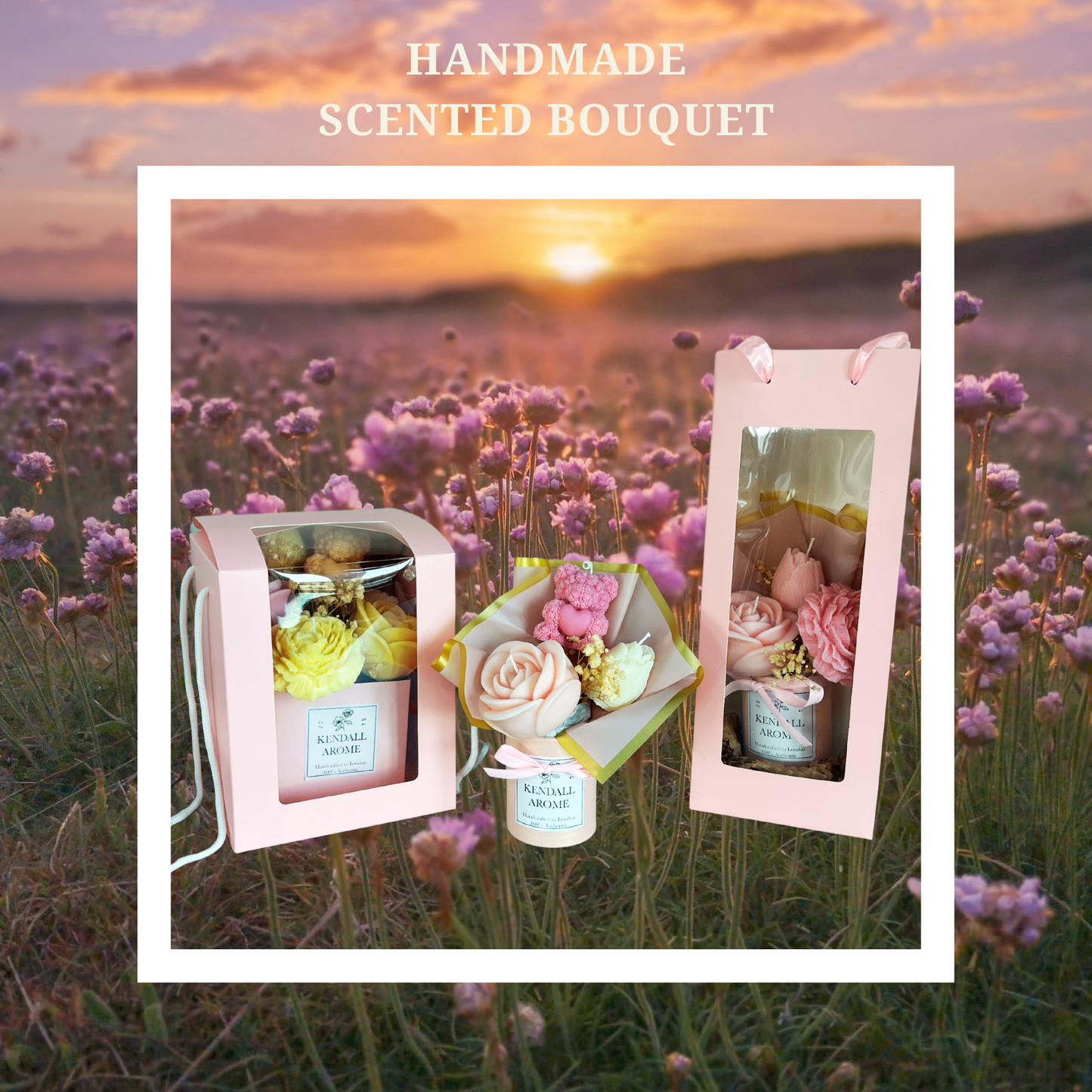Scented Candle Bouquets - size L - no.1