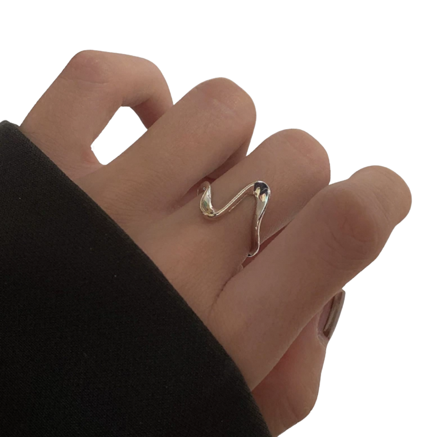 JR072 - 925 Silver Adjustable Ring