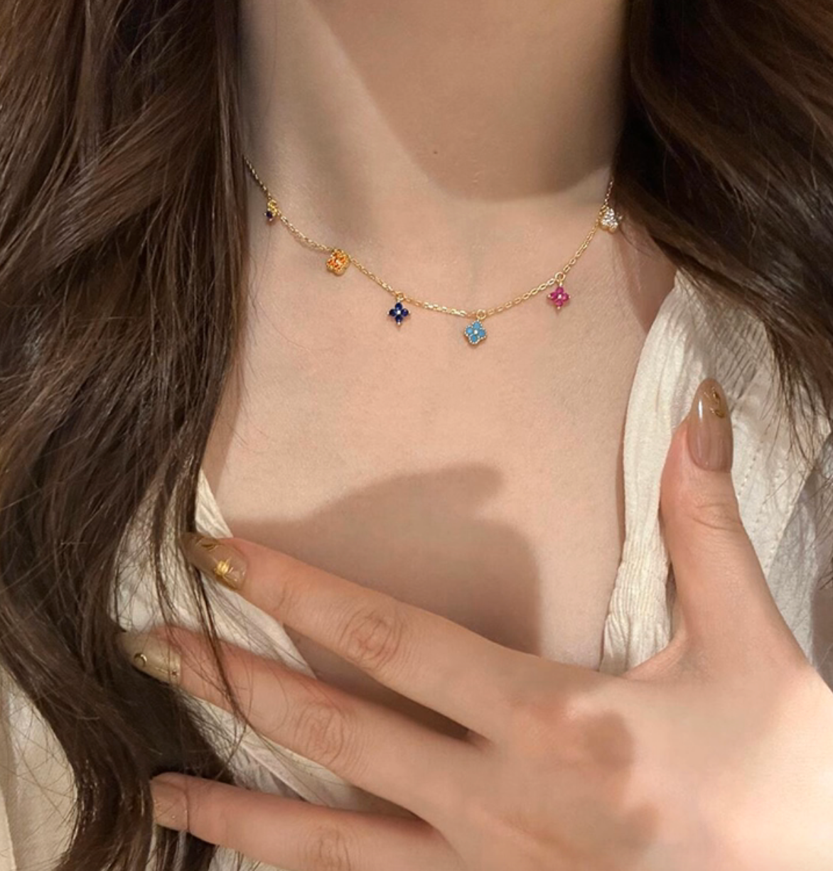 JN019 - Gold Plated 925 Silver Adjustable Necklace