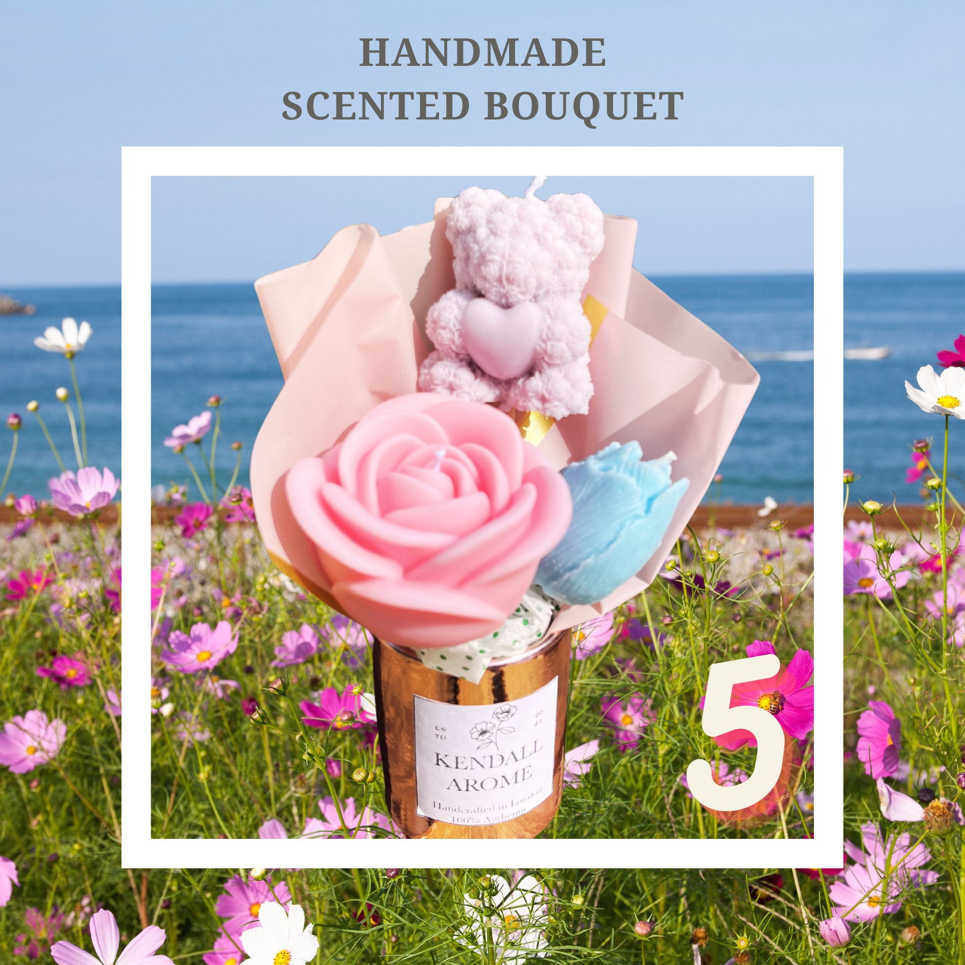 Scented Candle Bouquets - size M - no.5