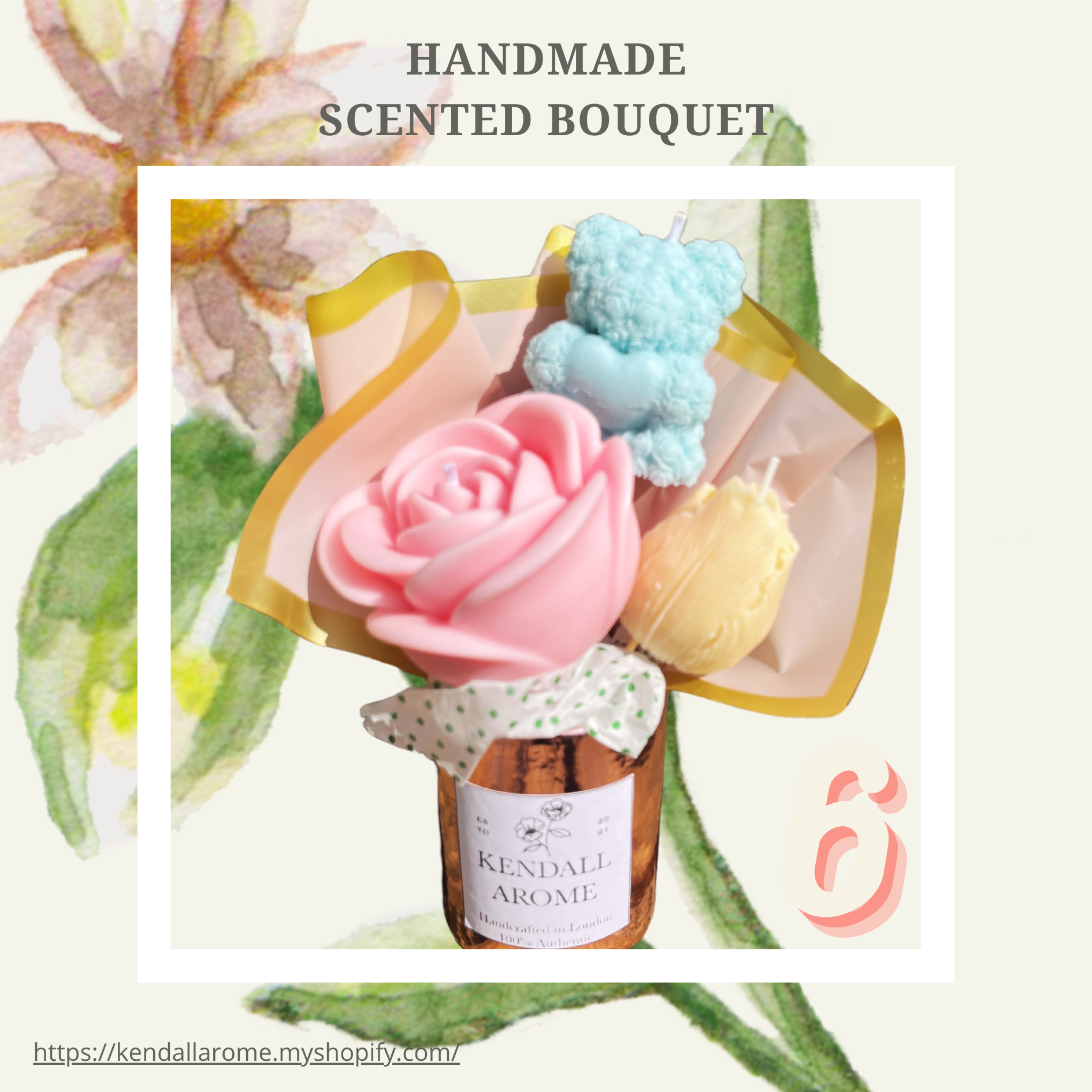 Scented Candle Bouquets - size M - no.6