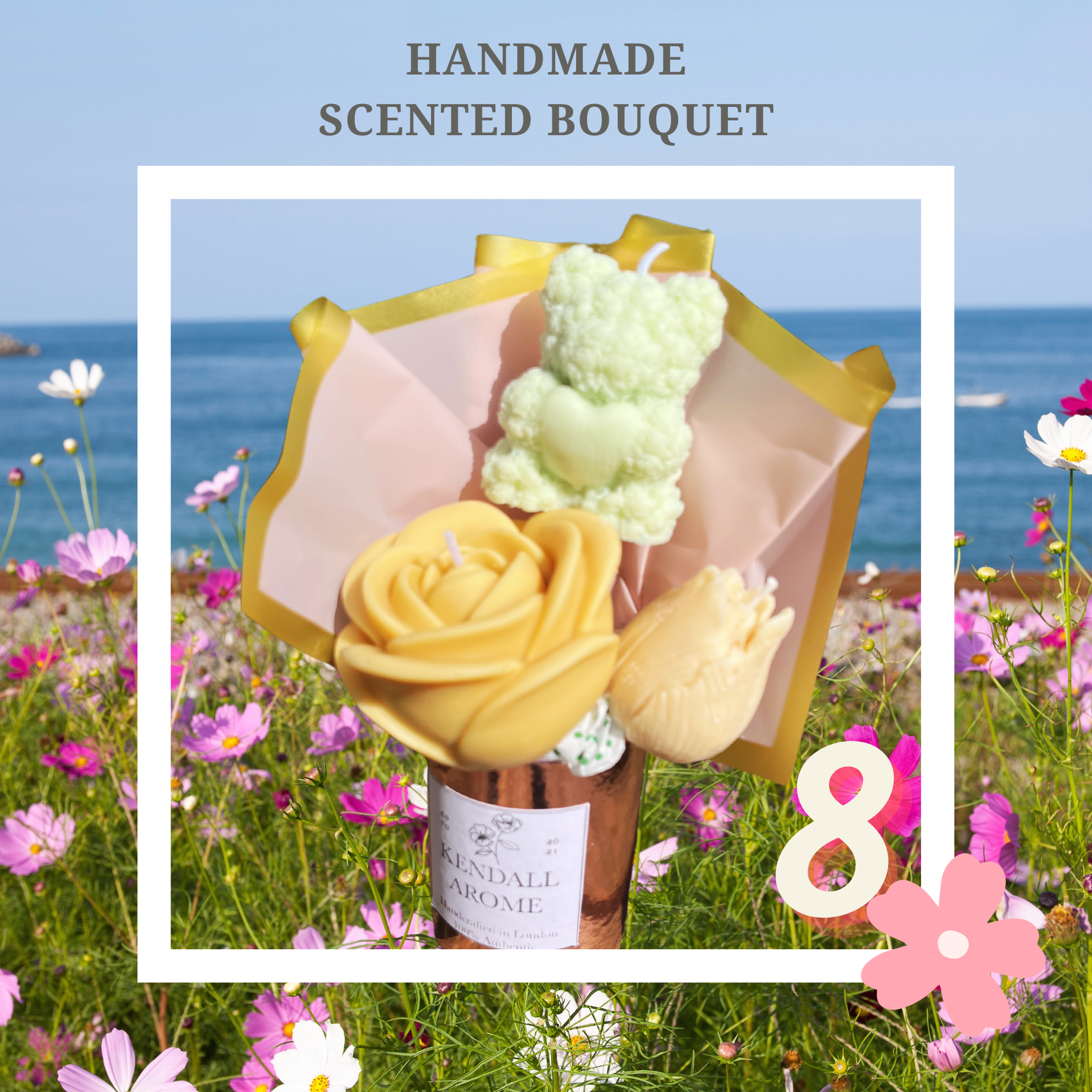 Scented Candle Bouquets - size M - no.8