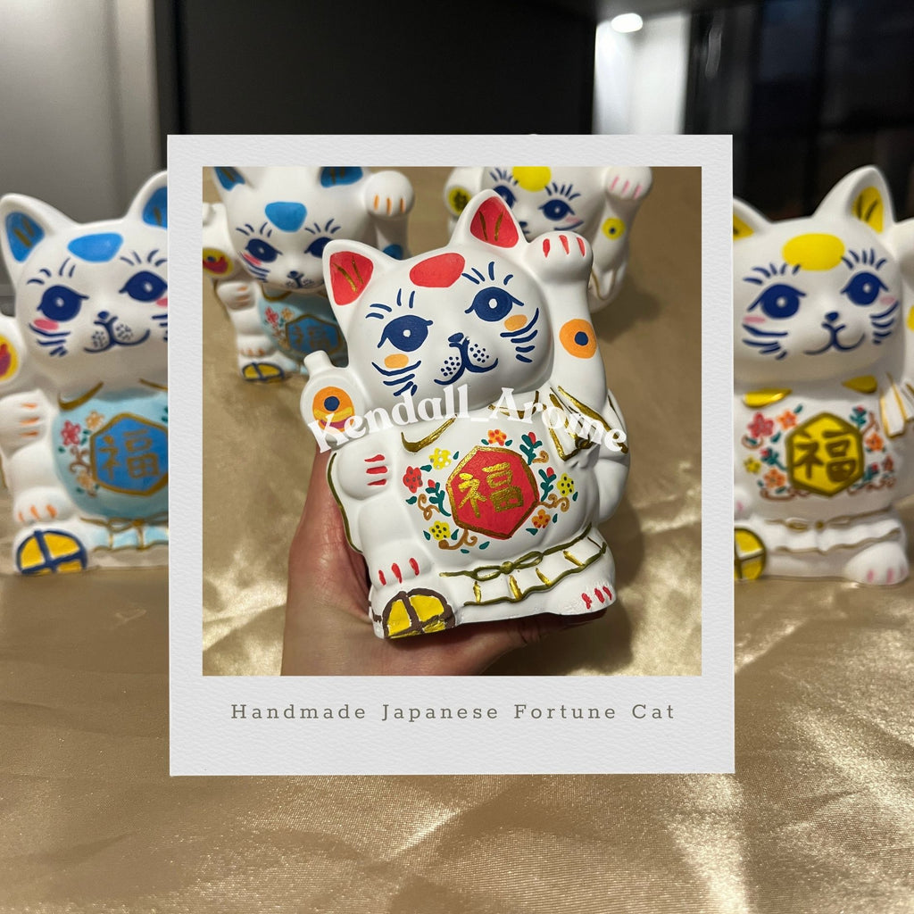 Large Fortune Cat Aroma Stone (half kilogram) - Red