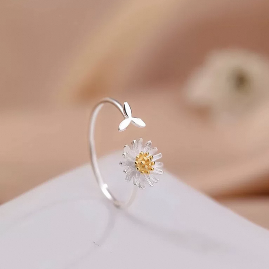 JR26 925 Silver Adjustable Ring