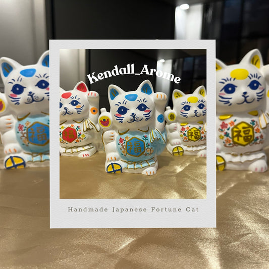 Large Fortune Cat Aroma Stone (half kilogram) - Blue