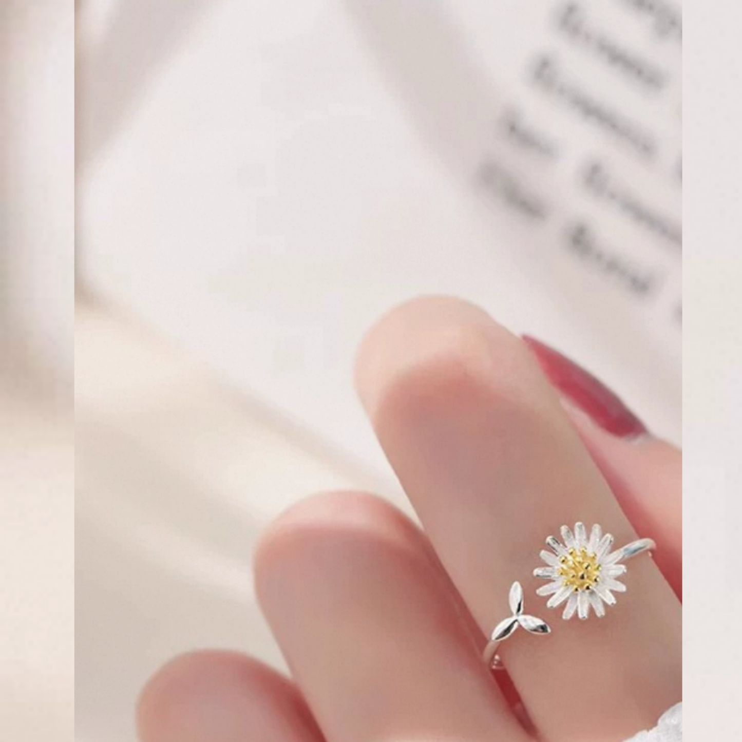 JR26 925 Silver Adjustable Ring