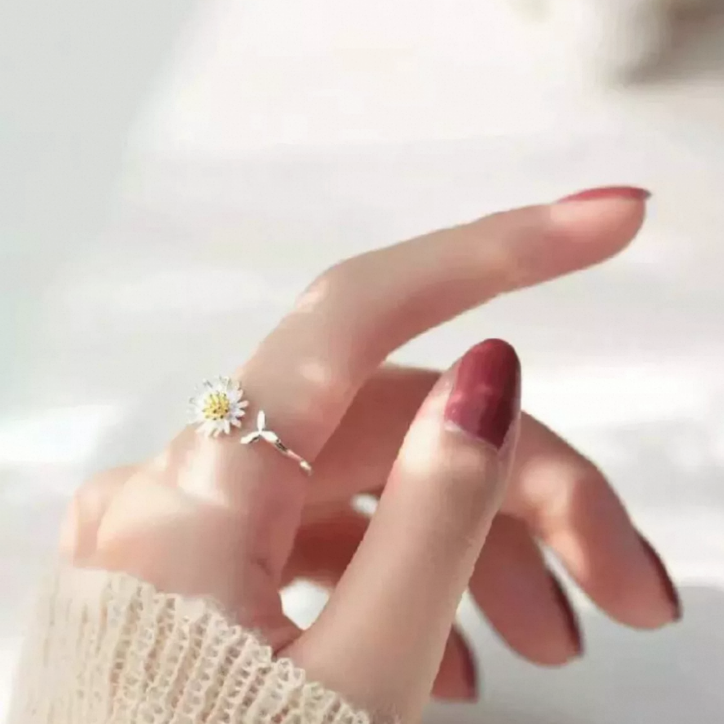 JR26 925 Silver Adjustable Ring