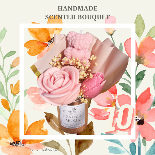 Scented Candle Bouquets - size M - no.10