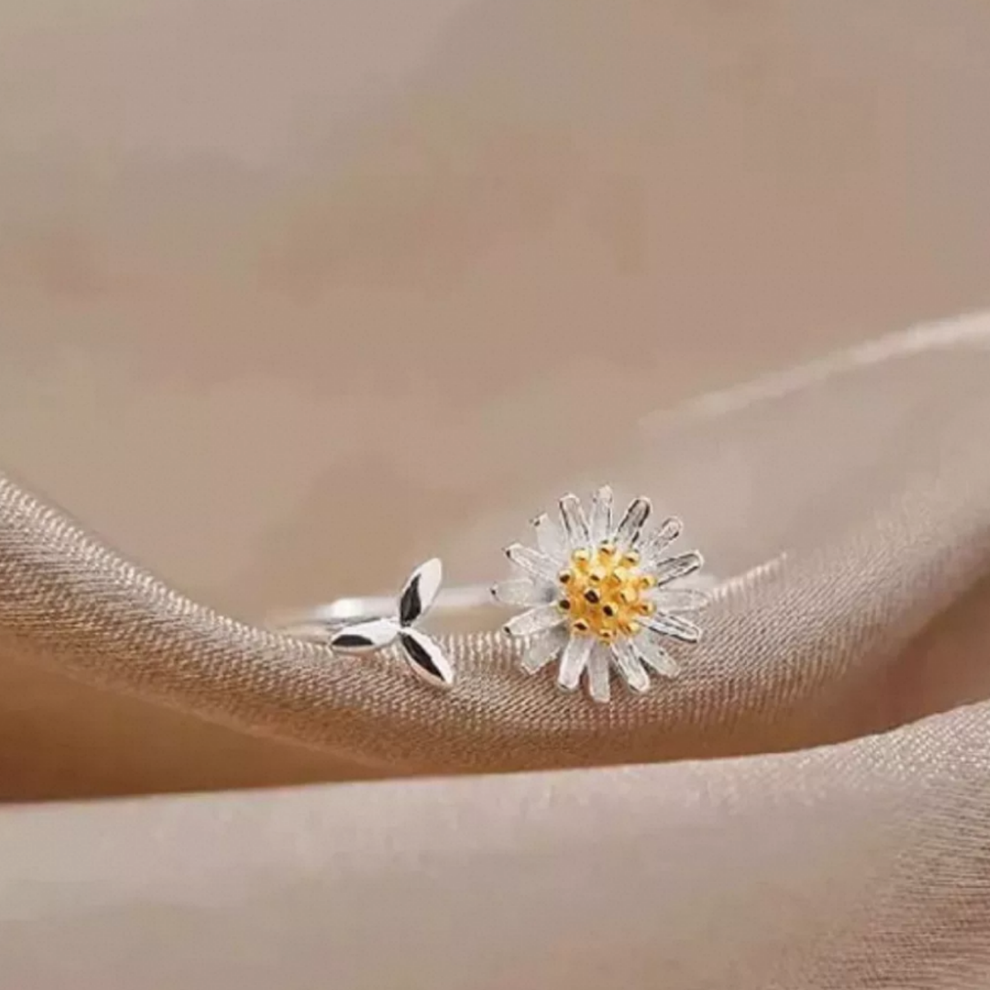 JR26 925 Silver Adjustable Ring