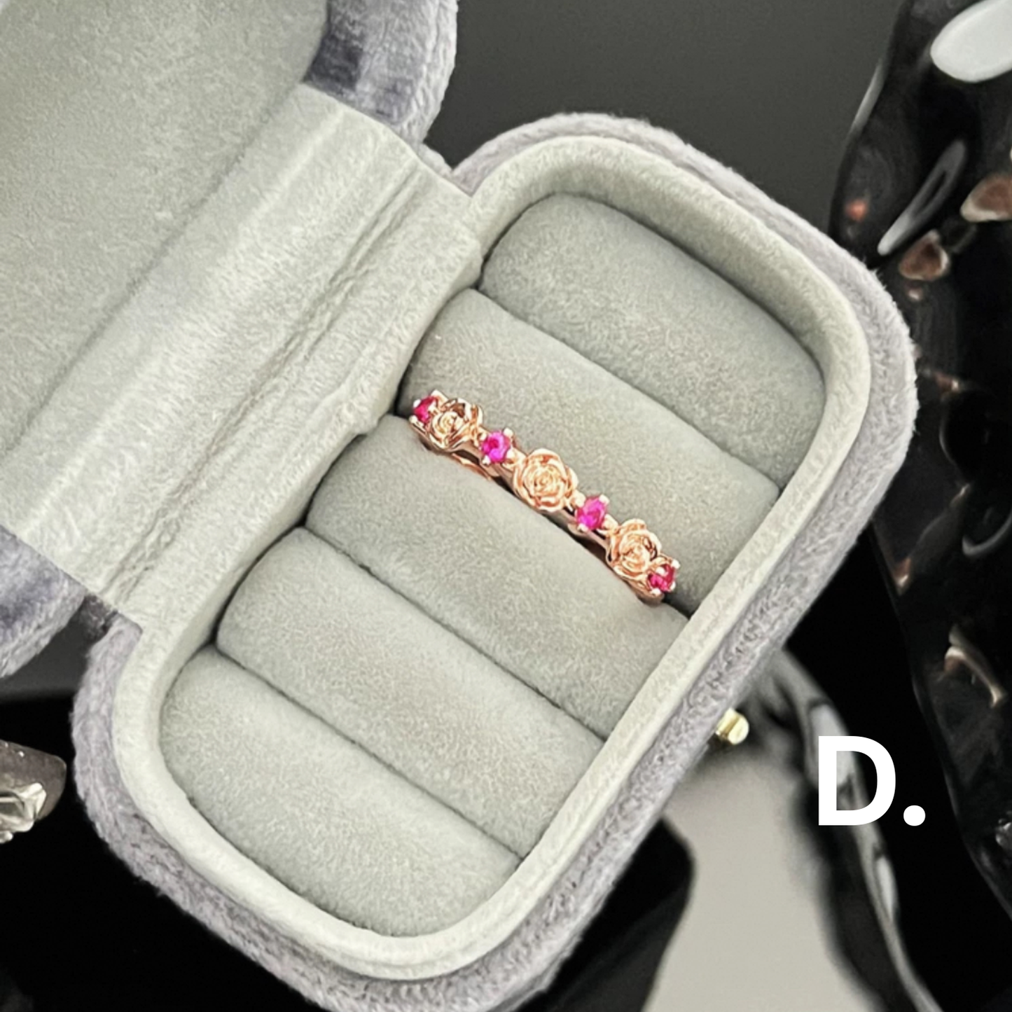 Cute Gold-Plated Adjustable Rings Collection - A