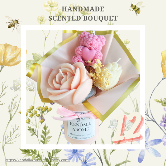 Scented Candle Bouquets - size M - no.12