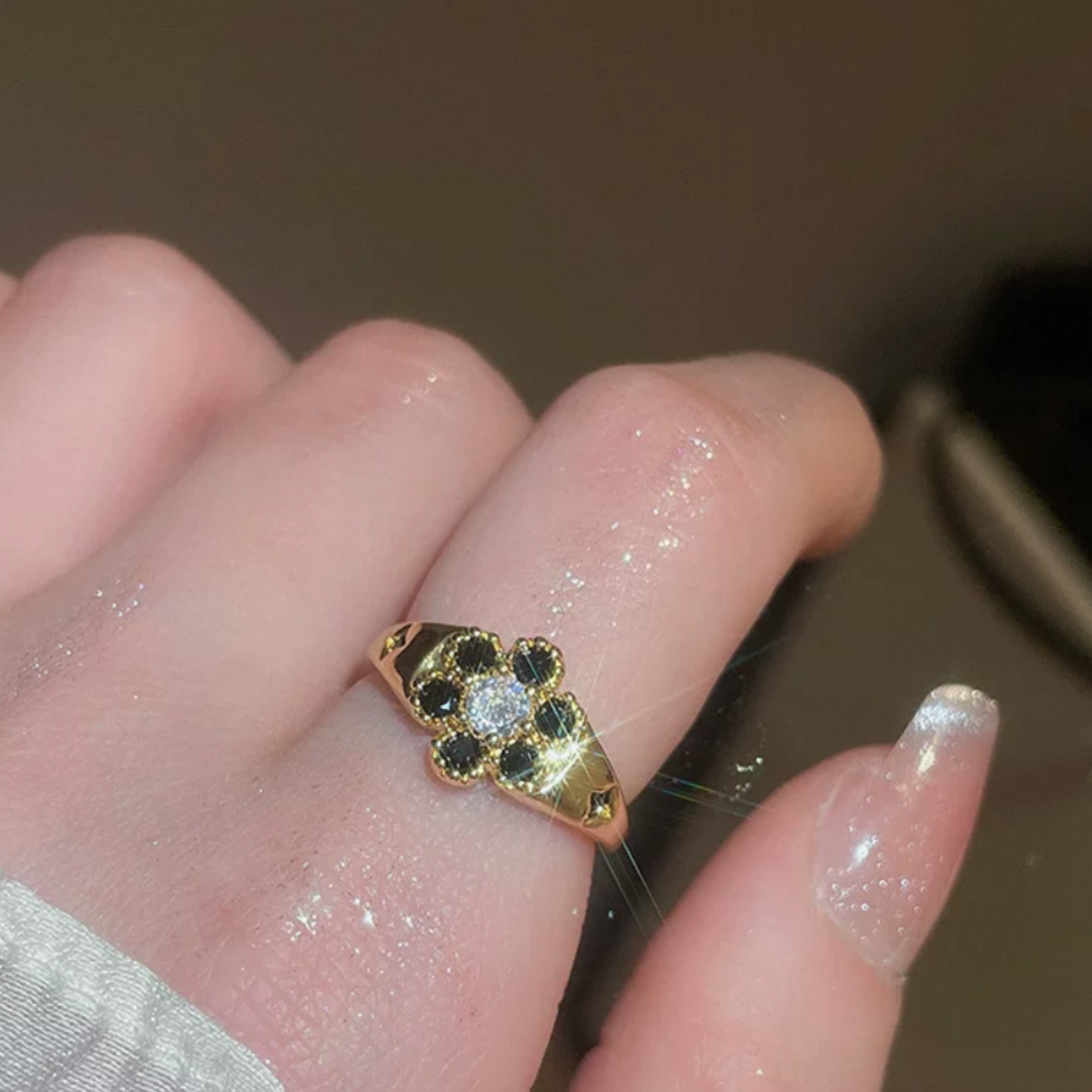 JR117 & JR120 Gold Plated Adjustable Rings