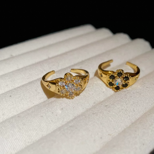 JR117 & JR120 Gold Plated Adjustable Rings
