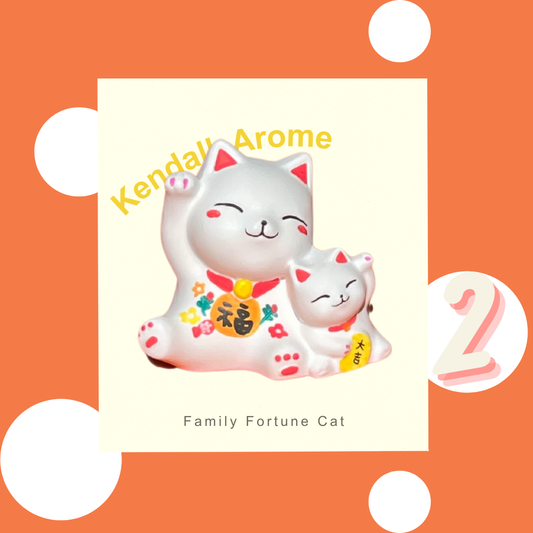 Family Fortune Cat - Double cats - no.2