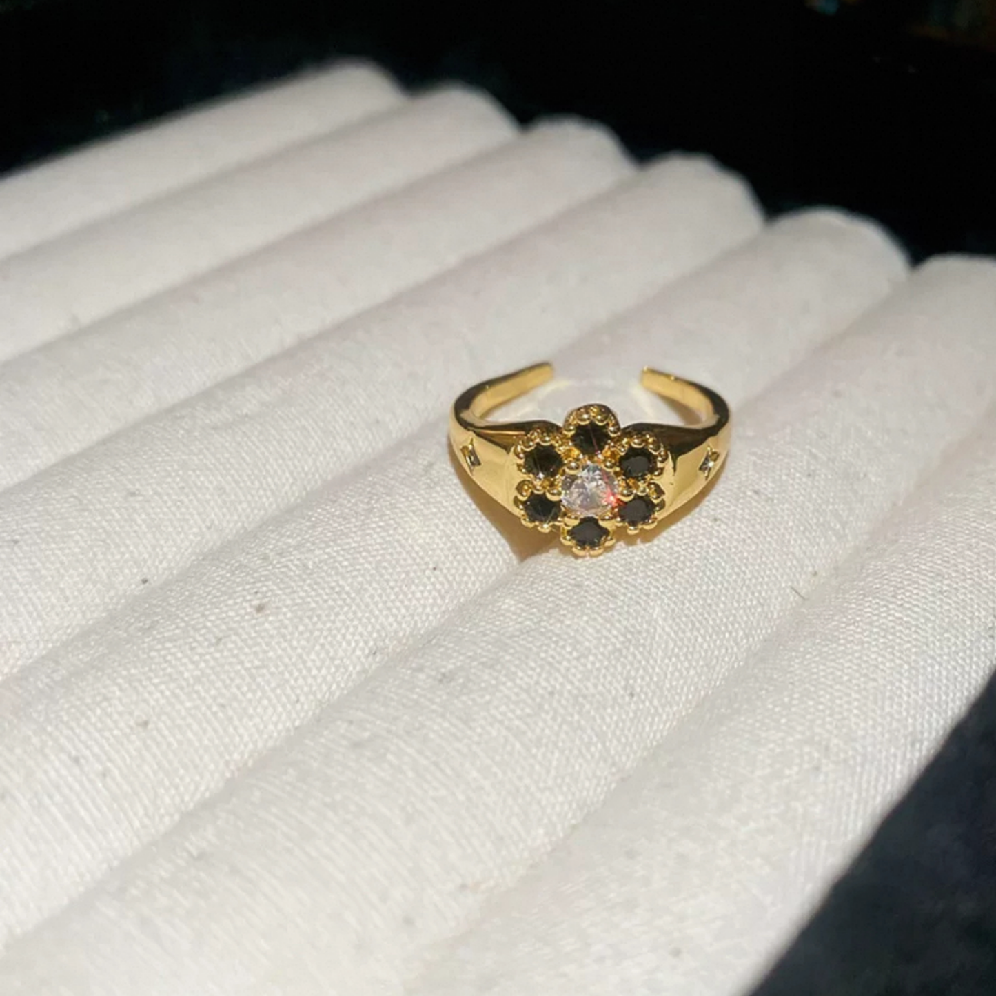 JR117 & JR120 Gold Plated Adjustable Rings