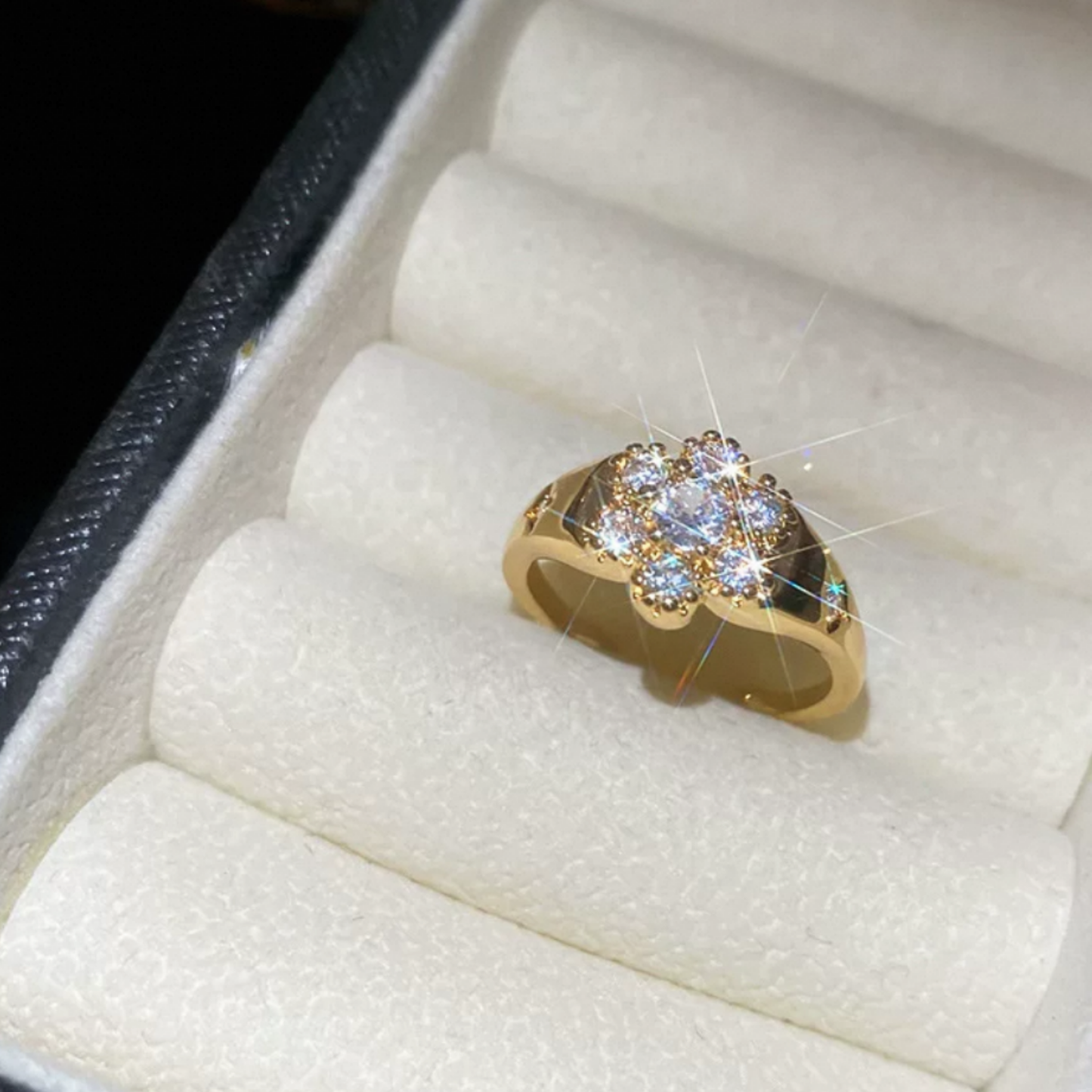 JR117 & JR120 Gold Plated Adjustable Rings