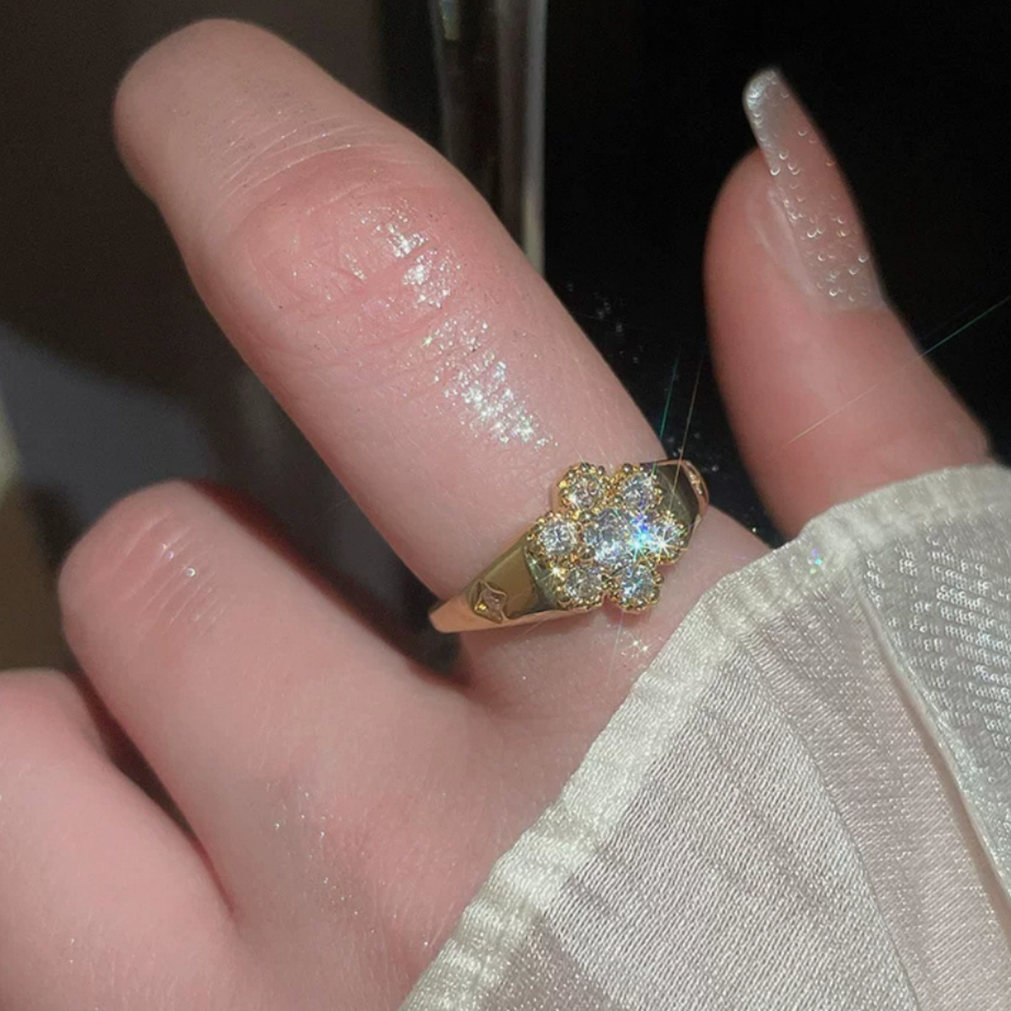 JR117 & JR120 Gold Plated Adjustable Rings