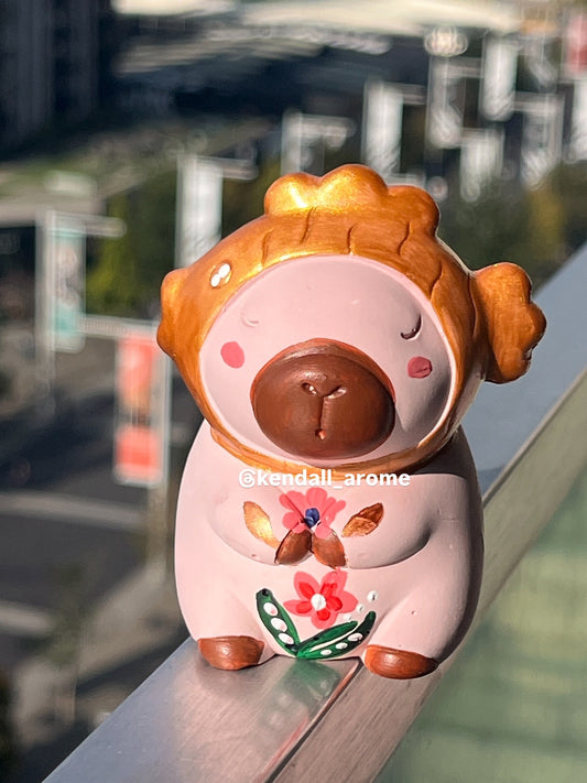 Capybara - Fishy - Gold Painted (Design 2)