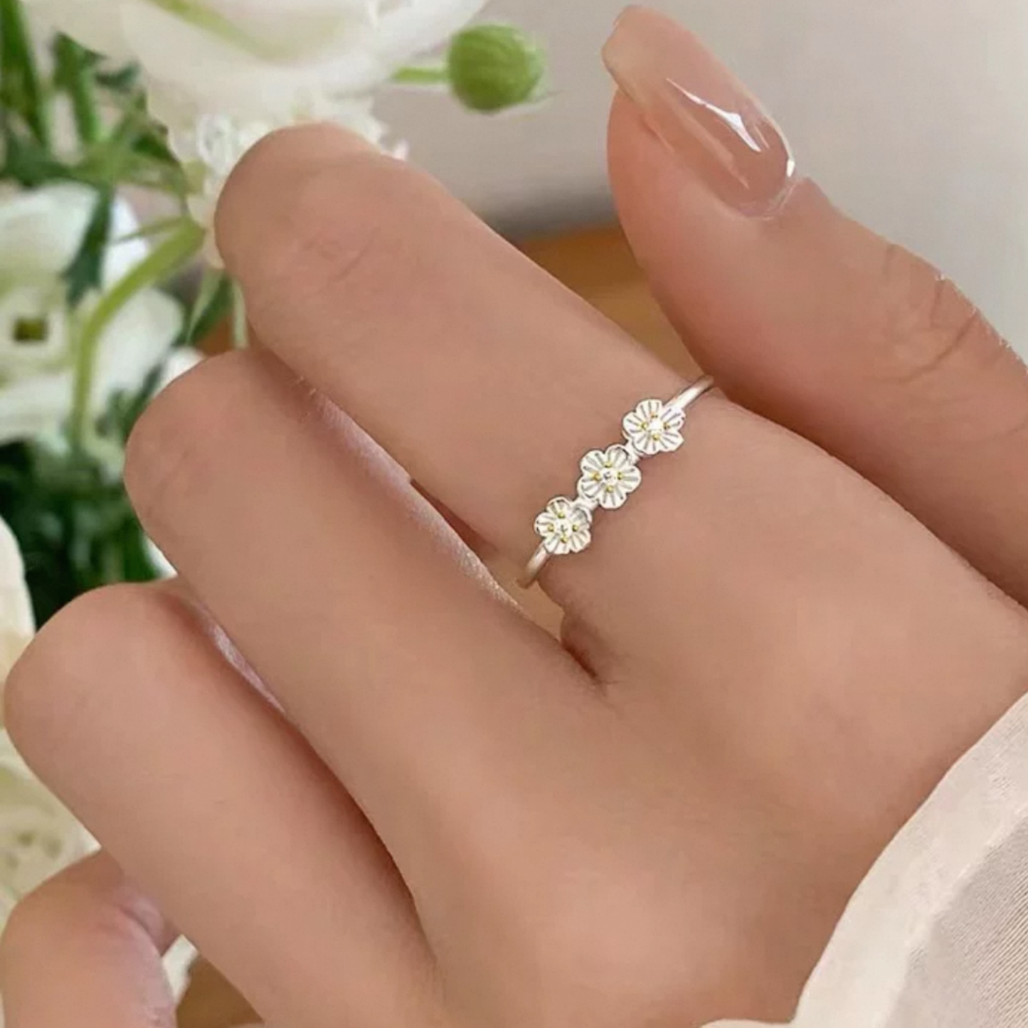 JR65 & JR127 - 925 Silver Adjustable Ring - 2 designs