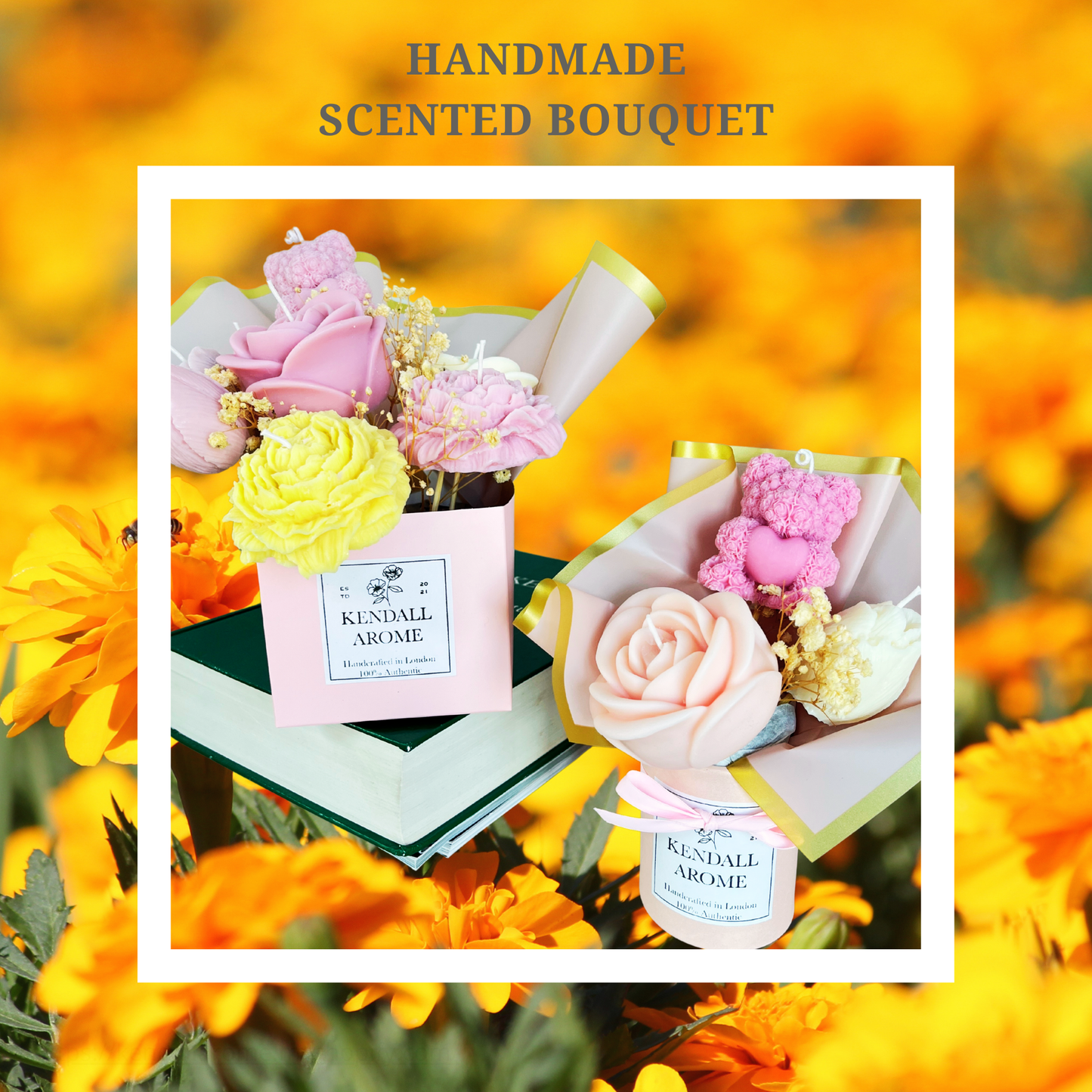 Scented Candle Bouquets - size M - no.3