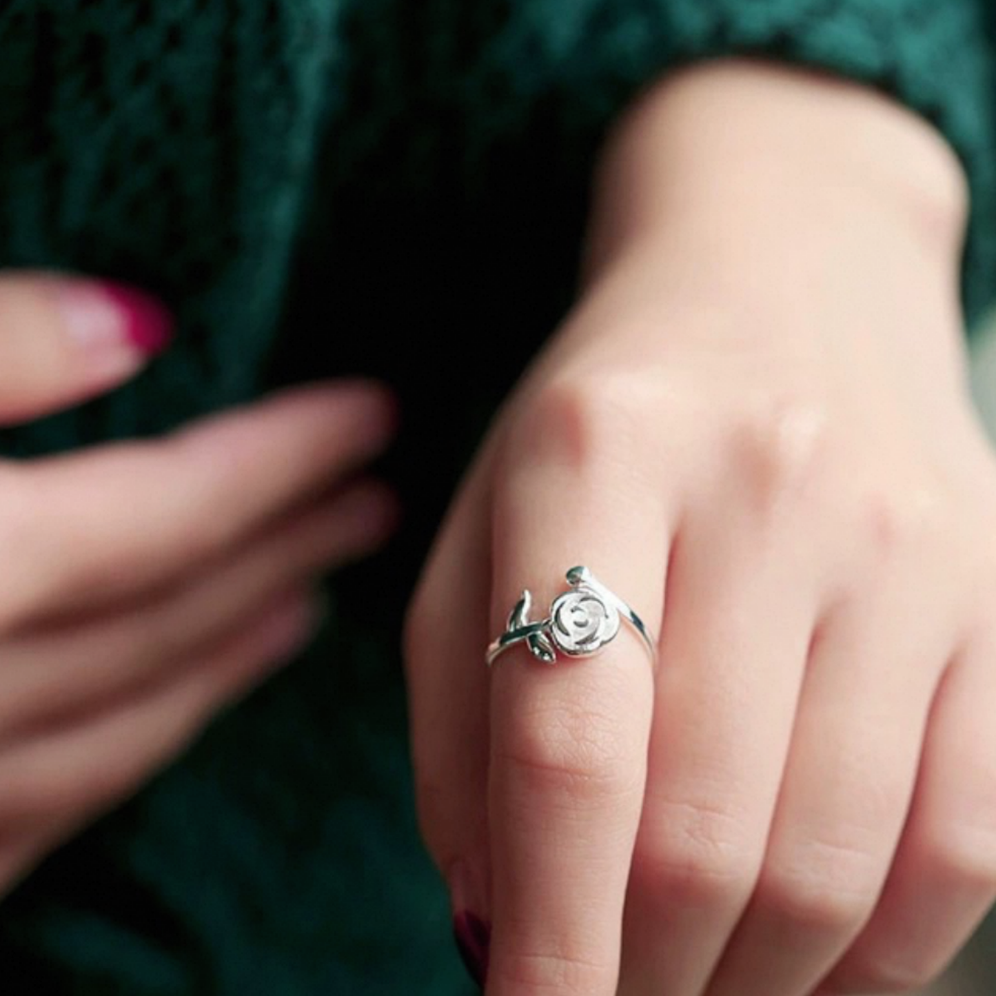 JR312 - 925 Silver Adjustable Ring