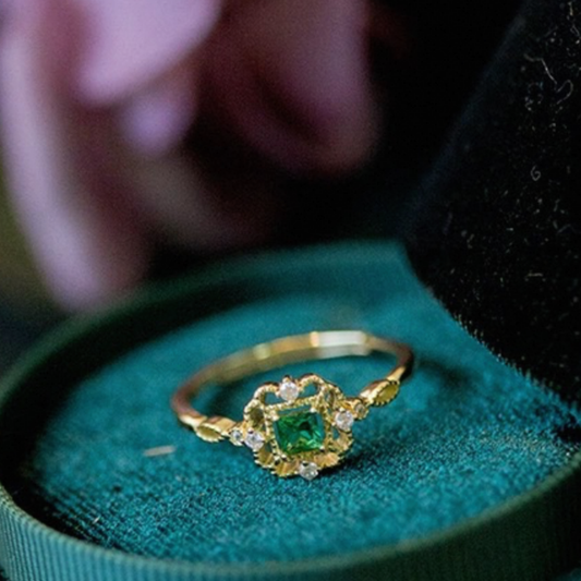 JR 134 Gold-Plated Adjustable Ring