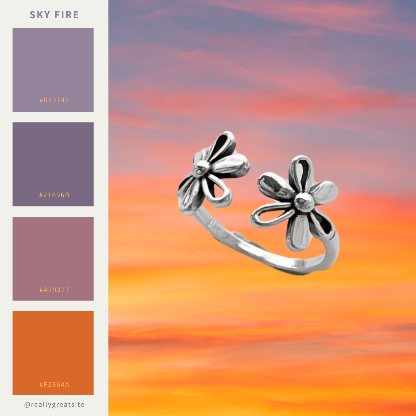 JR297 - 925 Silver Adjustable Ring